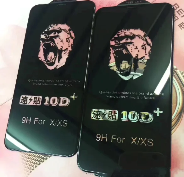10D+ стекло для iPhone 6/6s, 6 Plus, 7/8, 7/8 Plus, XR/11, XS/11 Pro
