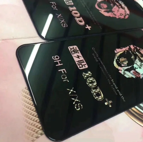 10D+ стекло для iPhone 6/6s, 6 Plus, 7/8, 7/8 Plus, XR/11, XS/11 Pro