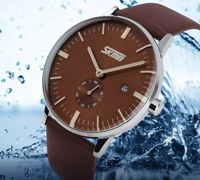SKMEI skm-9083 Часы кварцевые классические повседневные