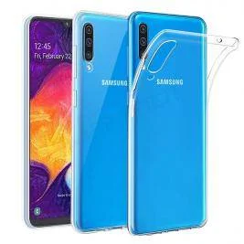 Прозрачный чехол книжка накладка для Samsung Galaxy A50 / A30S 2019 A505F A307F