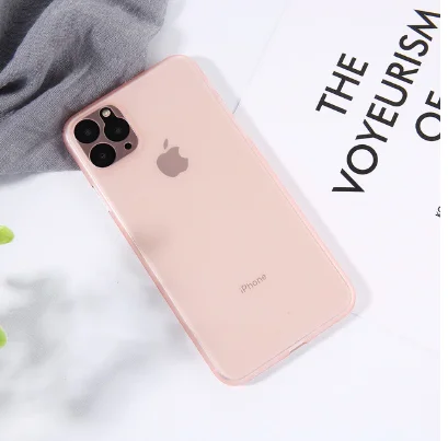 Розовый ультратонкий матовый чехол на iPhone 11, 11 Pro, 11 Pro Max