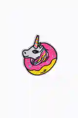Серебряный термонашивки Unicorn