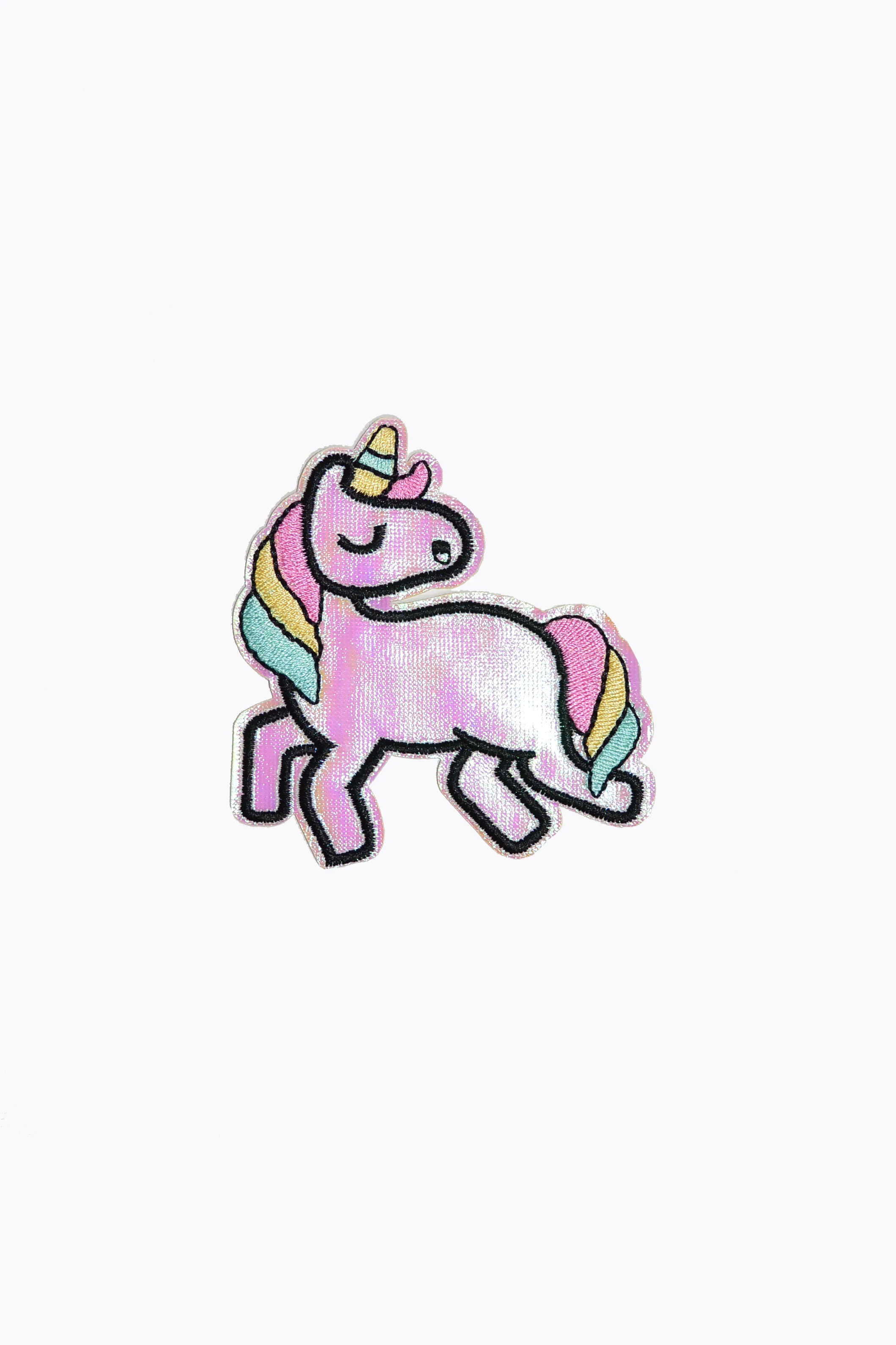 Белый термонашивки Unicorn