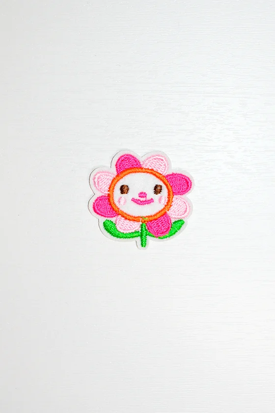 Фиолетовый термонашивки Happy garden