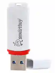 Белый флешка USB 16 gb flash drive Smart Buy Crown white (sb16gbcrw-w)