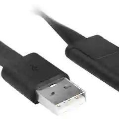 Кабель зарядный microUSB/iPhone Трансформер 1 метр, черный
