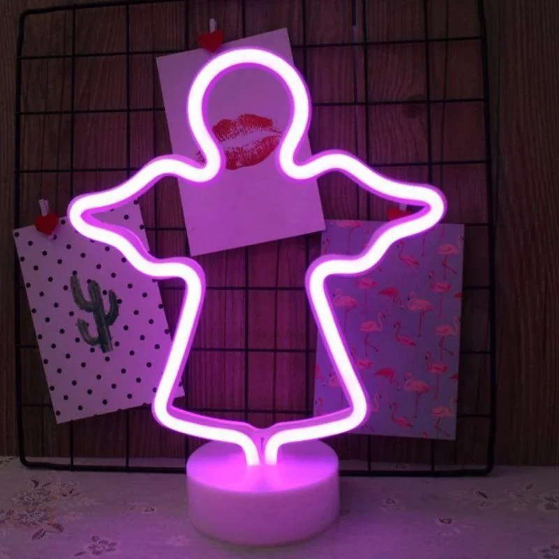 Коралловый неоновый LED светильник I Светодиодная лампа I Ночник настольный