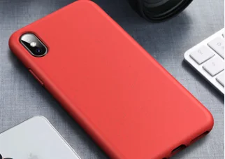 Красный чехол Apple Silicone Case для iPhone
