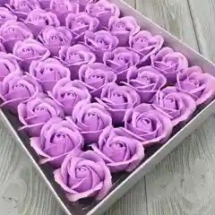 Лавандовый розы из мыла