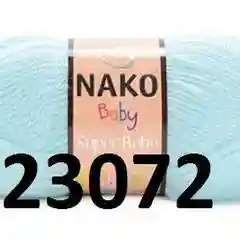 Бирюзовый пряжа Nako super bebe