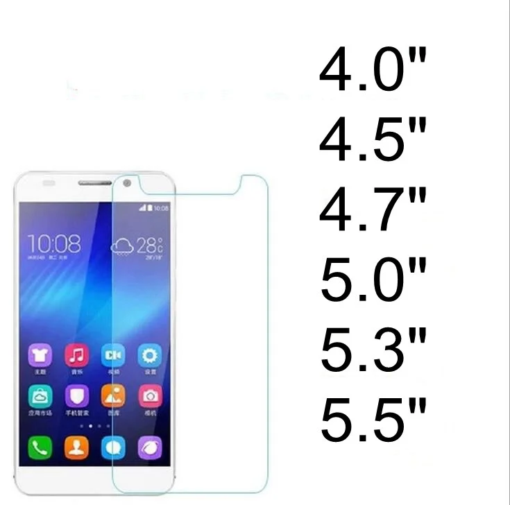 Защитное стекло Универсальное 4.5" 4.7" 5.0"