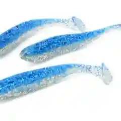 Синий виброхвост, 6.5 см