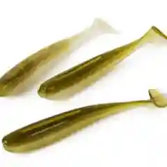 Оливковый виброхвост, 6.5 см