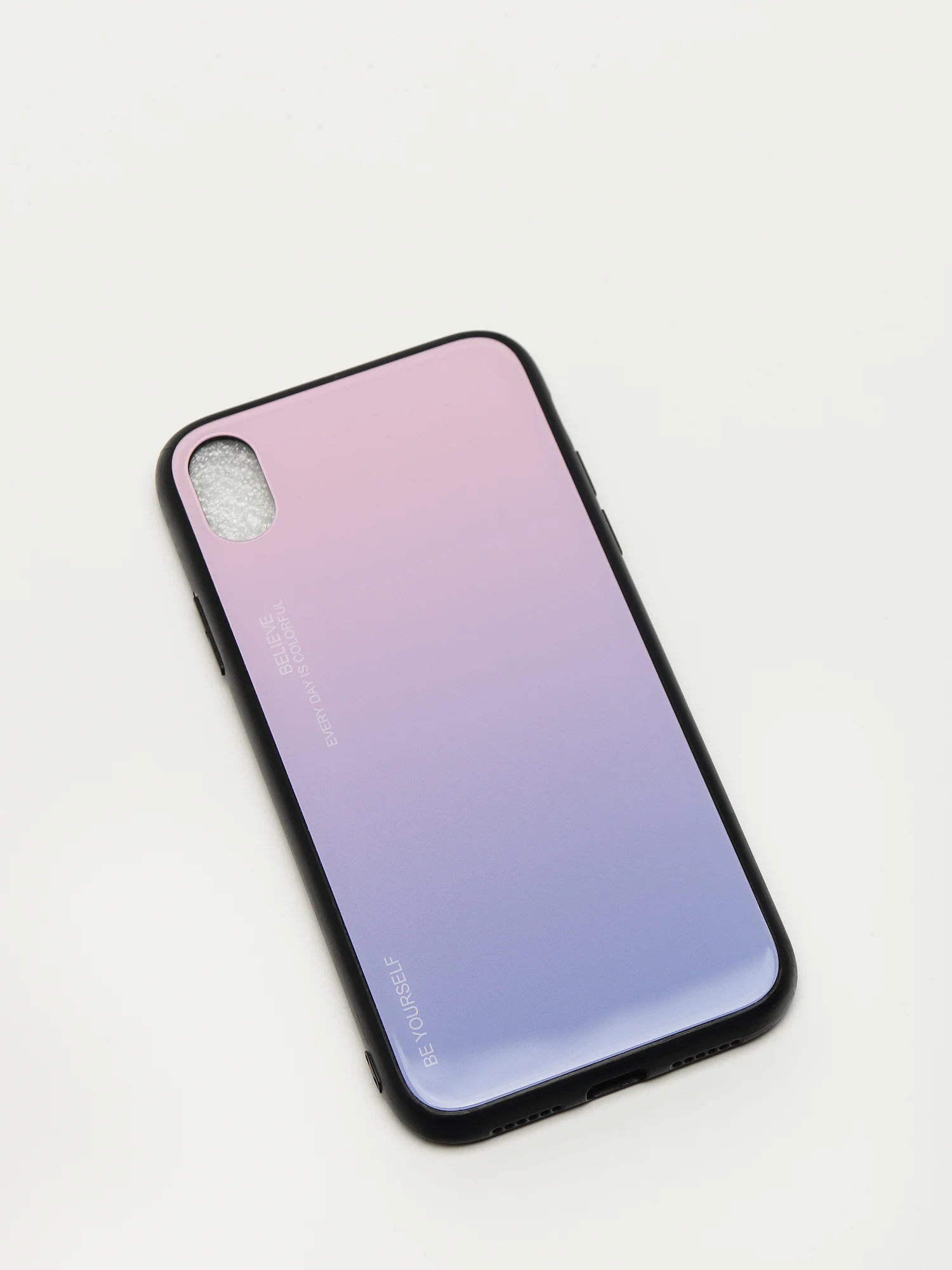 Конфетный градиент чехол из закалённого стекла для iPhone 7/8, 7/8Plus, XR, X/XS, XS Max, 11