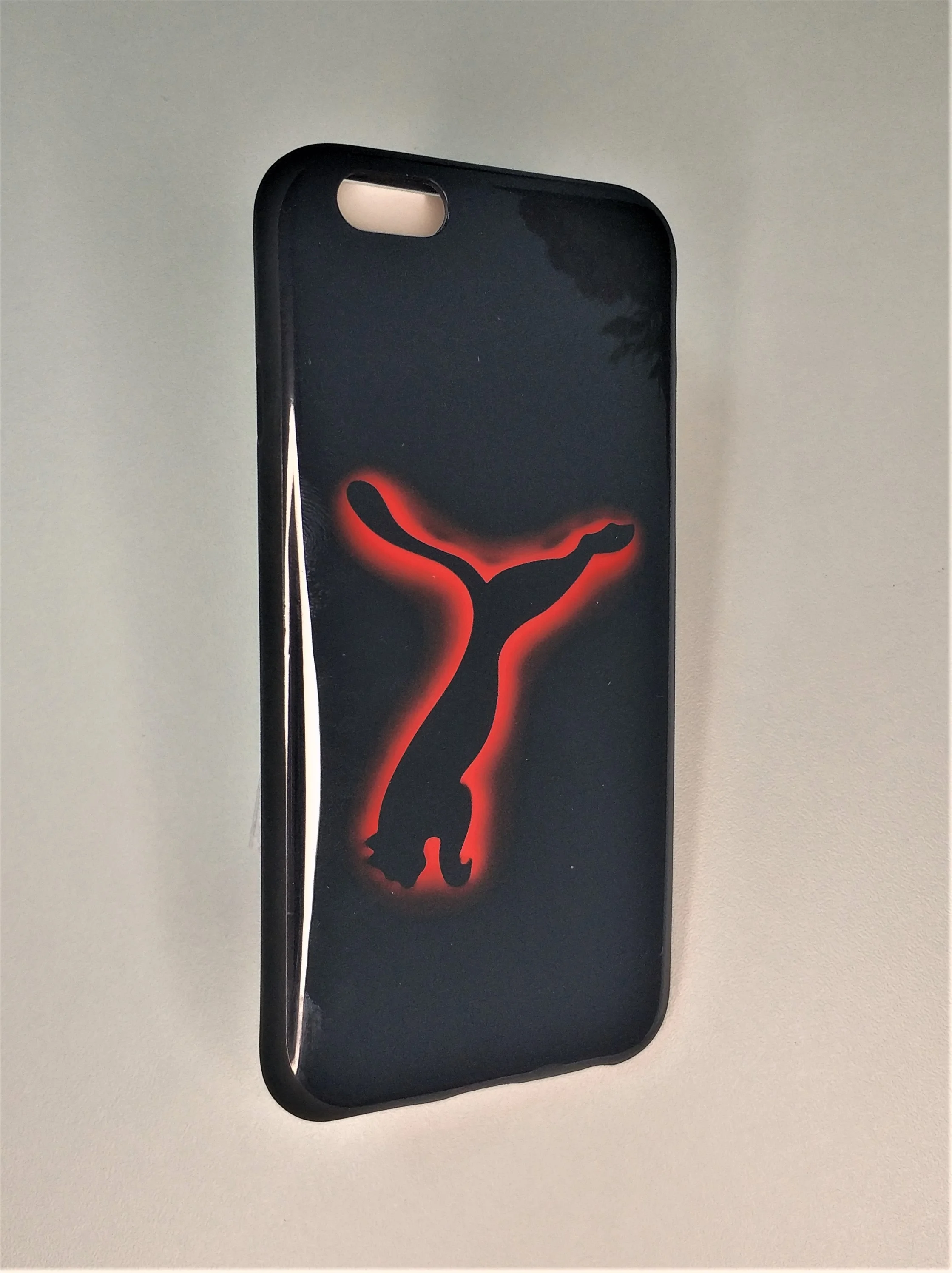 Черный чехол-накладка iPhone 6 / 6s разные рисунки
