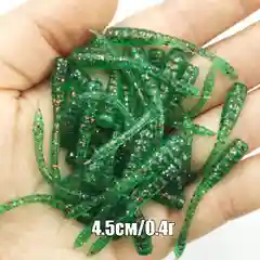 Зеленый силиконовые черви