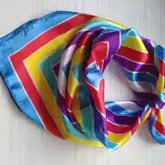 Желтый женский платок 50х50 см