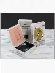Золотой кабель зарядки подарочный Remax KING DATA CABLE RC-063m в деревяной упаковке