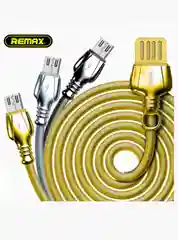 Золотой кабель зарядки подарочный Remax KING DATA CABLE RC-063m в деревяной упаковке