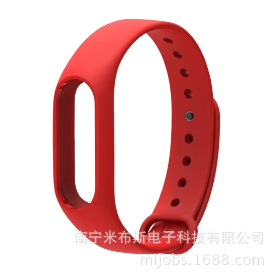 Красный силиконовые Ремешки для Xiaomi Mi Band 2