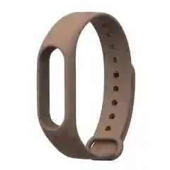 Коричневый силиконовые Ремешки для Xiaomi Mi Band 2
