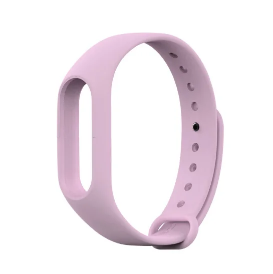 Лавандовый силиконовые Ремешки для Xiaomi Mi Band 2