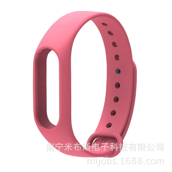 Коралловый силиконовые Ремешки для Xiaomi Mi Band 2