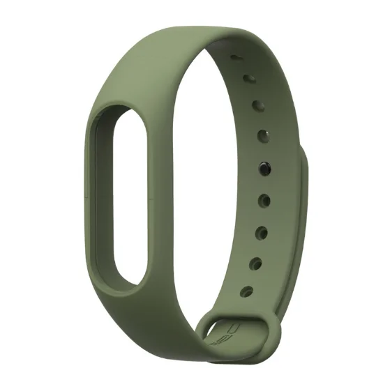 Зеленый силиконовые Ремешки для Xiaomi Mi Band 2
