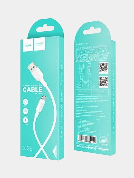 Кабель "Hoco" X25 Rapid Charging 1 м для Type-C