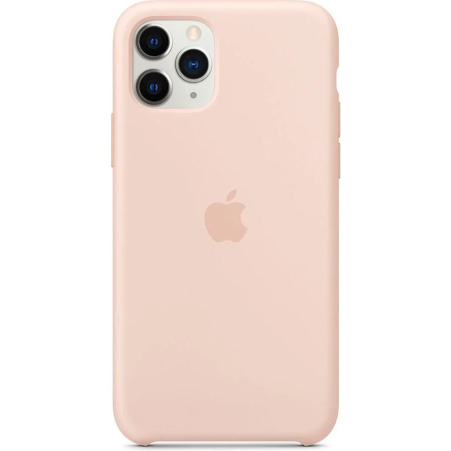 Желтый силиконовый чехол с логотипом Silicone Case для iPhone 11pro max, 11pro, 11, Xs max, X/Xs, XR, 7/8, 6 plus/6s plus, 7 plus/8 plus