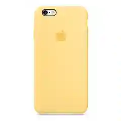 Желтый силиконовый чехол с логотипом Silicone Case для iPhone 11pro max, 11pro, 11, Xs max, X/Xs, XR, 7/8, 6 plus/6s plus, 7 plus/8 plus