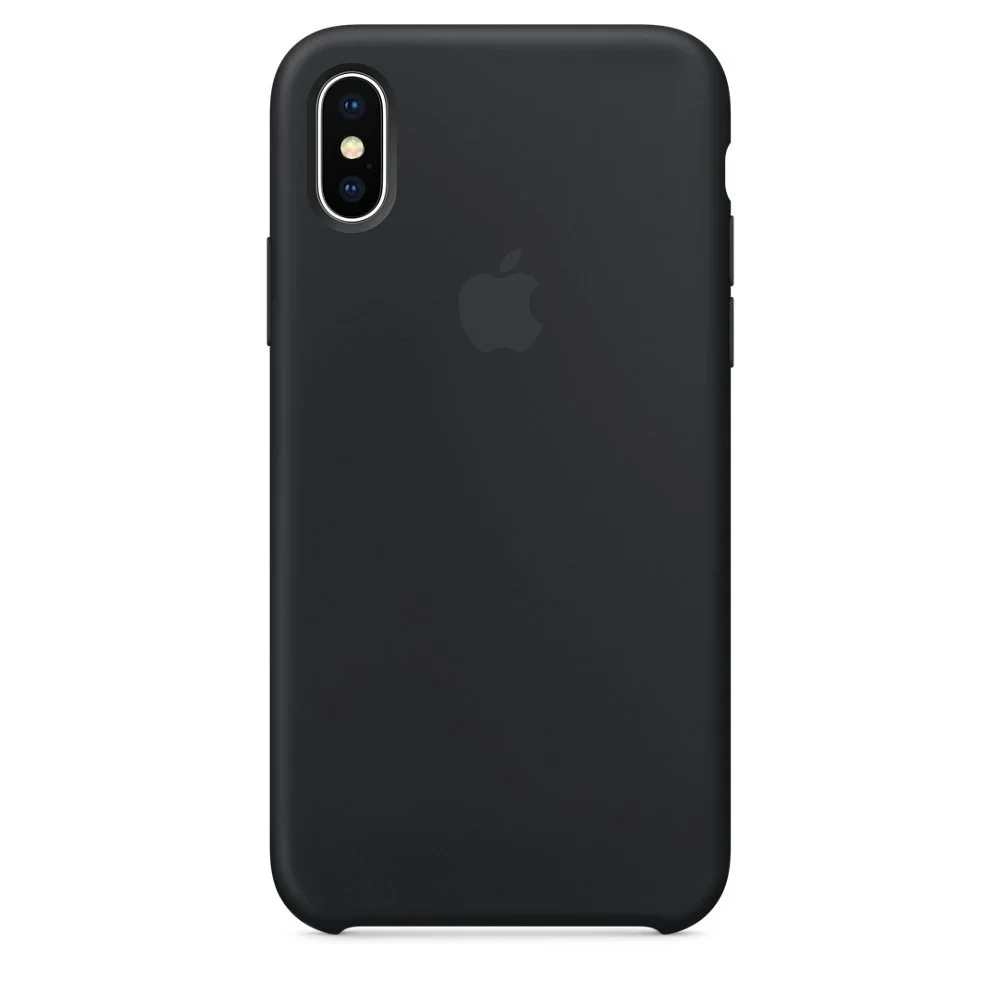 Черный силиконовый чехол с логотипом Silicone Case для iPhone 11pro max, 11pro, 11, Xs max, X/Xs, XR, 7/8, 6 plus/6s plus, 7 plus/8 plus