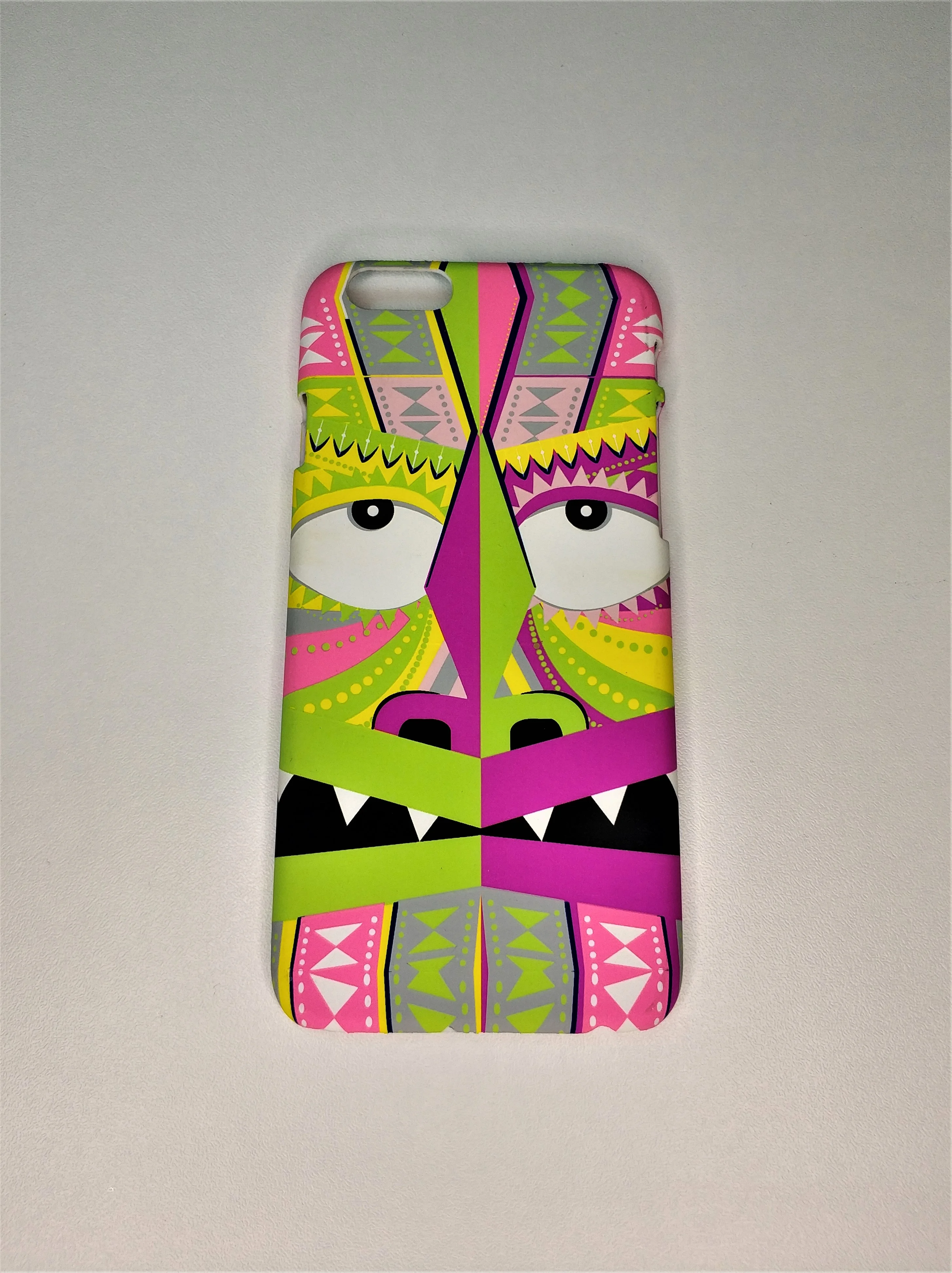 Угольный чехол-накладка iPhone 6 / 6s пластиковый с рисунком