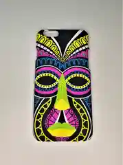Серый чехол-накладка iPhone 6 / 6s пластиковый с рисунком