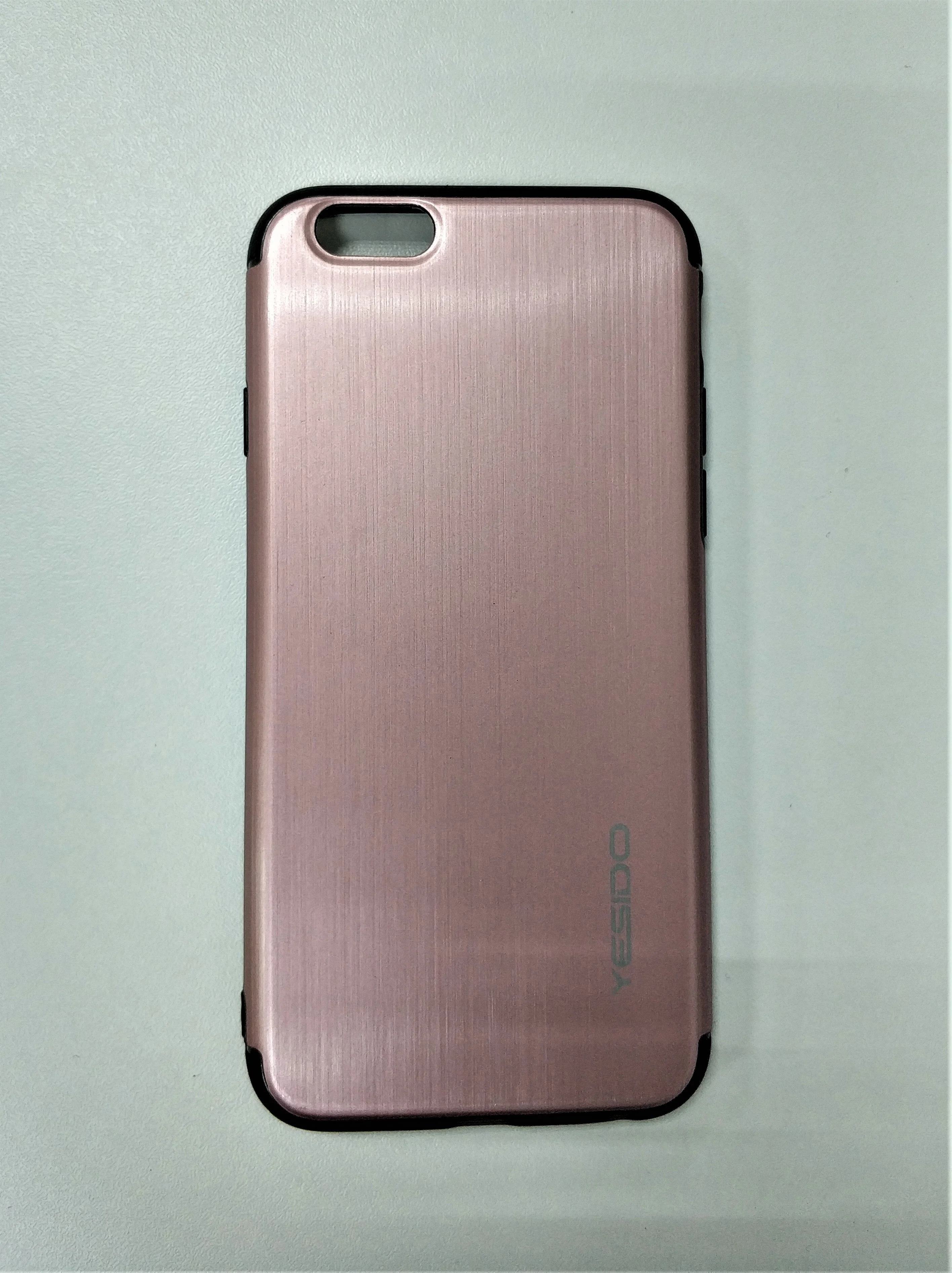 Серый меланж чехол-накладка iPhone 6 / 6s пластиковый с рисунком