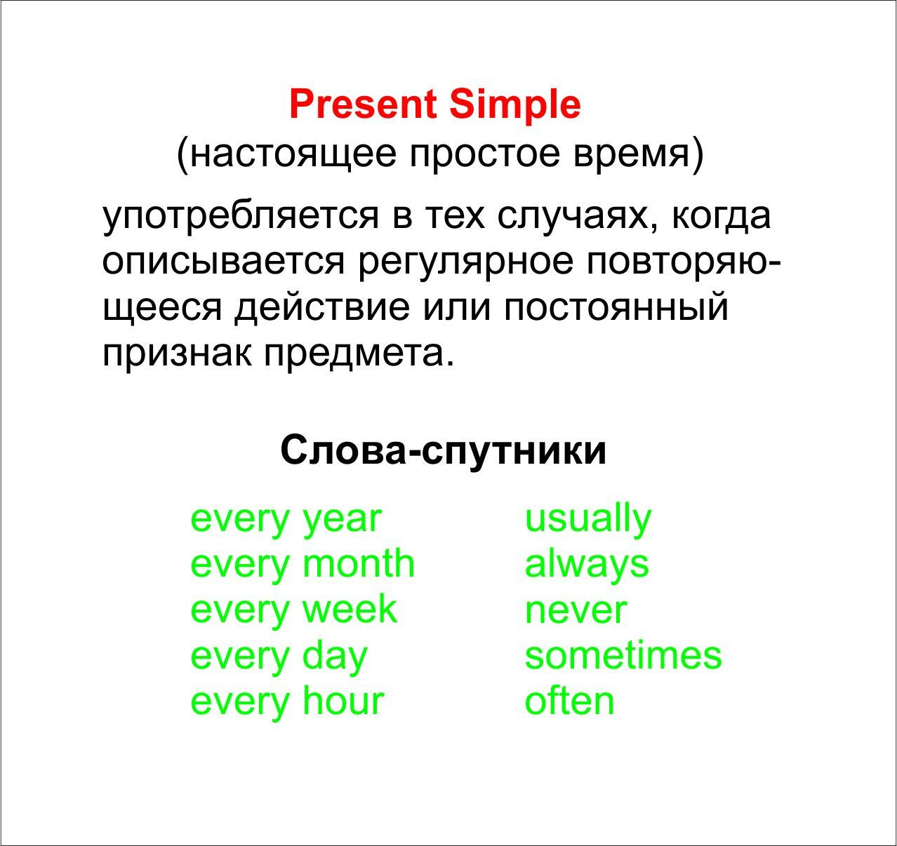 Главные правила. Английский язык. Времена глаголов. 2-4 классы: 12  обучающих карточек купить по цене 114 ₽ в интернет-магазине Магнит Маркет