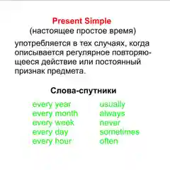 Главные правила. Английский язык. Времена глаголов. 2-4 классы: 12 обучающих карточек