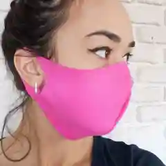Фуксия многоразовая защитная маска для лица