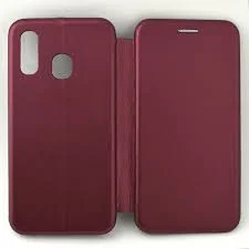 Багровый чехол книжка flip case для Xiaomi Redmi 7