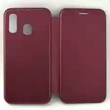 Багровый чехол книжка flip case для Xiaomi Redmi 7