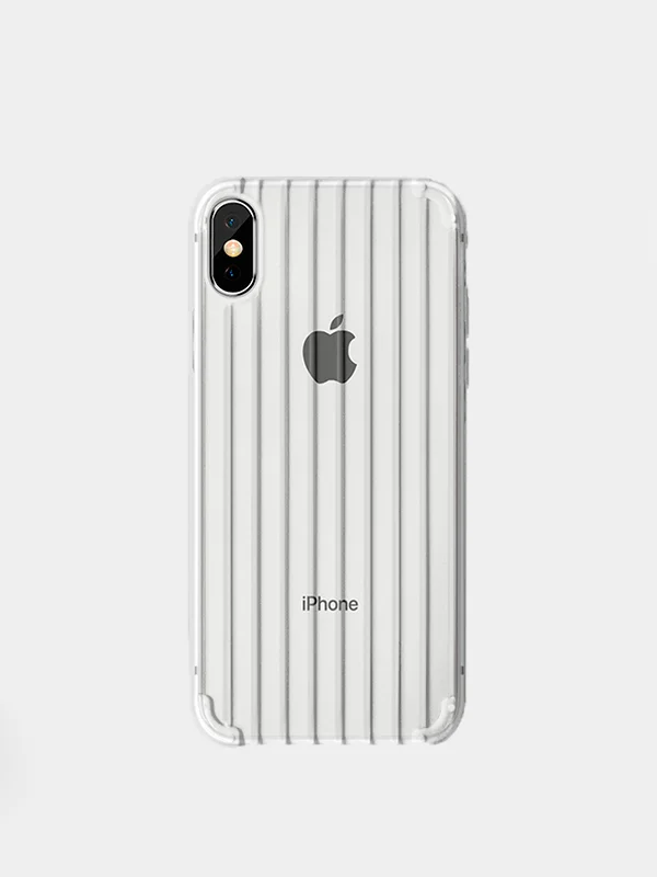Прозрачный чехол силиконовый на iPhone