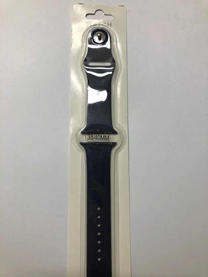 Силиконовый браслет для часов Apple Watch 38/40 мм.