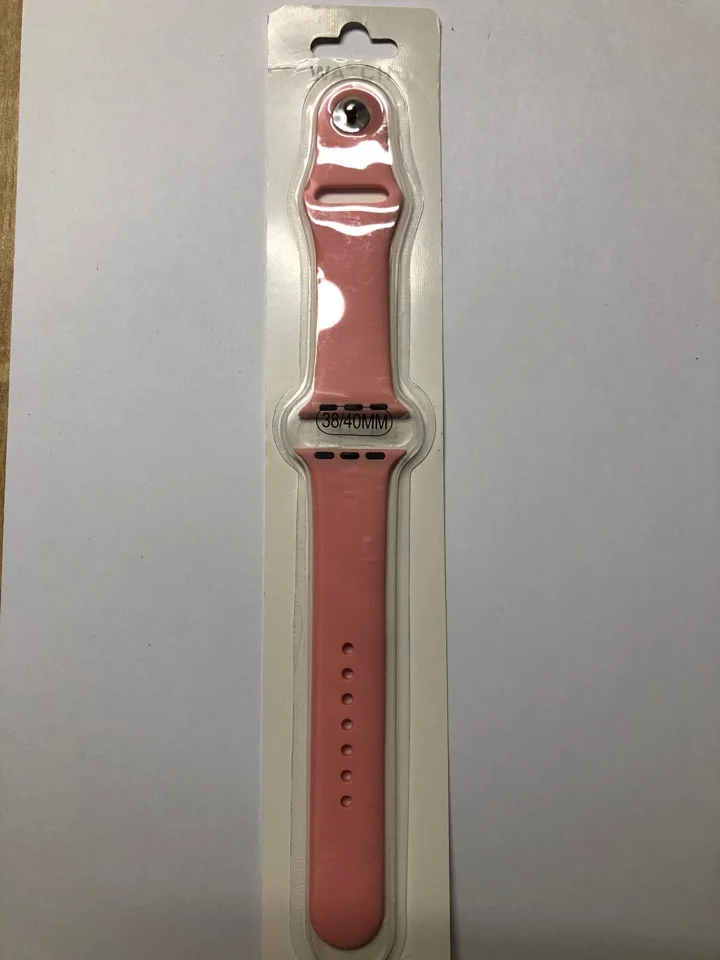 Силиконовый браслет для часов Apple Watch 38/40 мм.