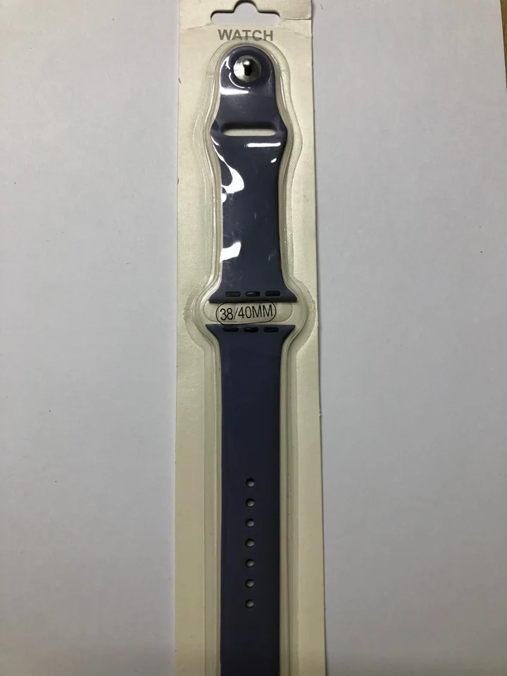 Силиконовый браслет для часов Apple Watch 38/40 мм.