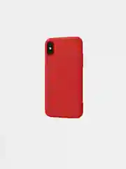 Красный чехол силиконовый на Iphone