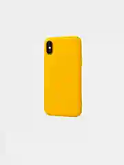Желтый чехол силиконовый на Iphone