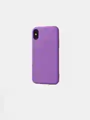 Фиолетовый чехол силиконовый на Iphone