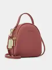 Коралловый меланж мини-рюкзак женский