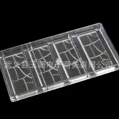 Поликарбонатная прямоугольная 3D форма для шоколада