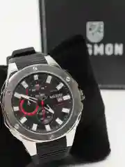 Серебряный мужские часы Megir 2053